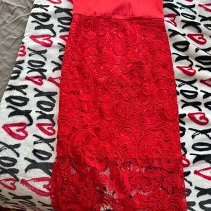 Red dress